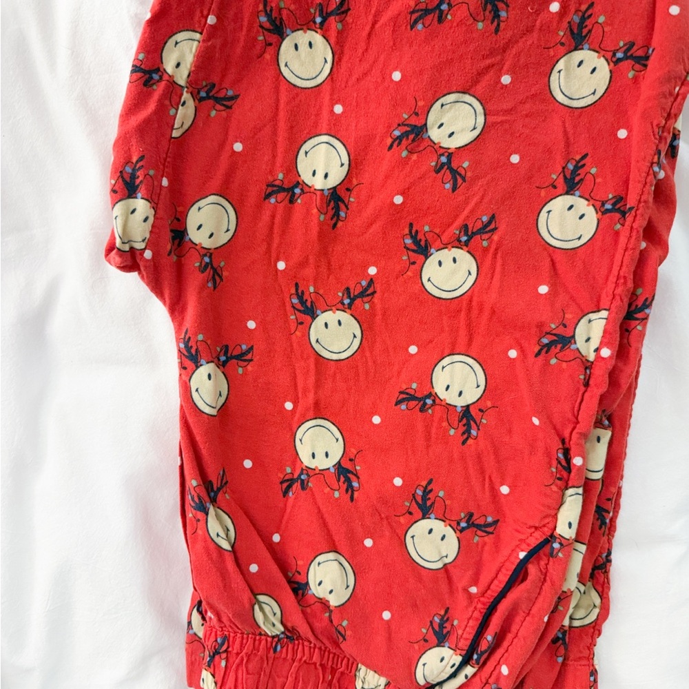 Aerie Holiday Smile Reindeer Pajama bottoms
